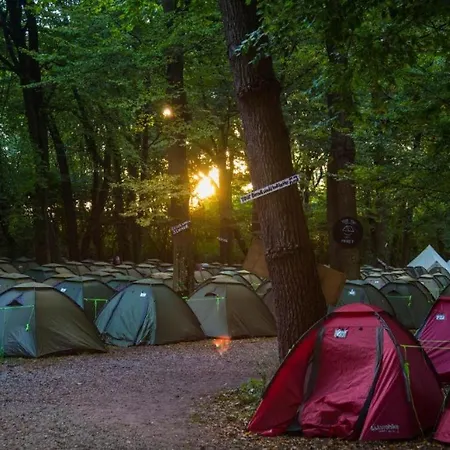 Kemp Oktoberfest Party Camping Mnichov